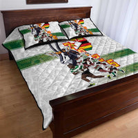 Zimbabwe Rugby The Champions 2025 Quilt Bed Set Warriors Sable Antelope - Wonder Print Shop
