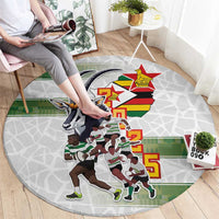 Zimbabwe Rugby The Champions 2025 Round Carpet Warriors Sable Antelope - Wonder Print Shop