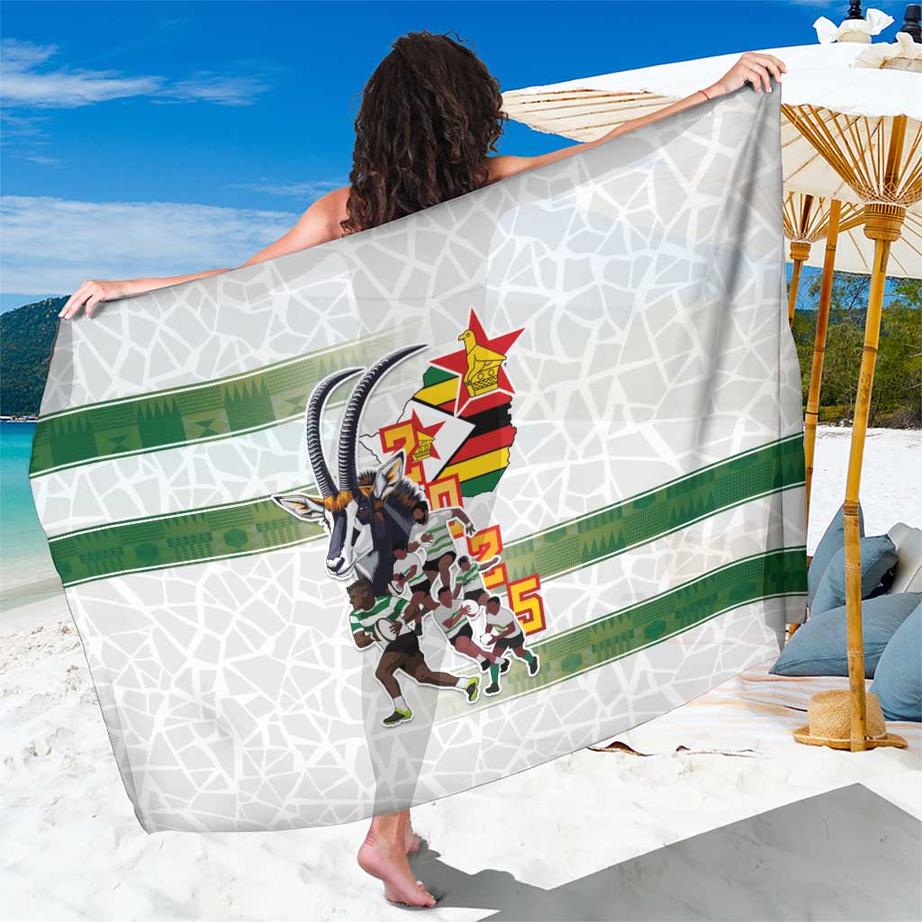 Zimbabwe Rugby The Champions 2025 Sarong Warriors Sable Antelope - Wonder Print Shop