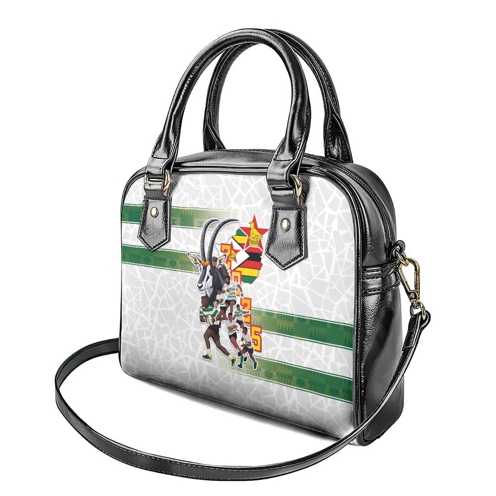 Zimbabwe Rugby The Champions 2025 Shoulder Handbag Warriors Sable Antelope - Wonder Print Shop