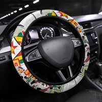 Zimbabwe Rugby The Champions 2025 Steering Wheel Cover Warriors Sable Antelope - Wonder Print Shop