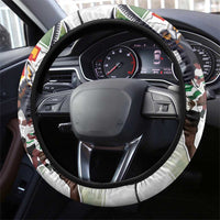 Zimbabwe Rugby The Champions 2025 Steering Wheel Cover Warriors Sable Antelope - Wonder Print Shop
