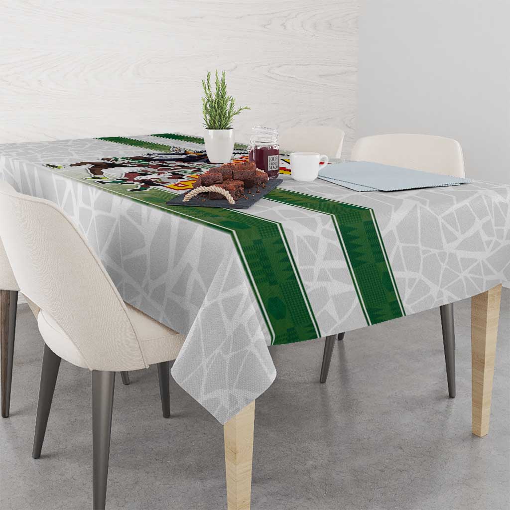 Zimbabwe Rugby The Champions 2025 Tablecloth Warriors Sable Antelope - Wonder Print Shop