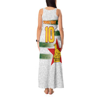 Custom Zimbabwe Rugby The Champions 2025 Tank Maxi Dress Warriors Sable Antelope - Wonder Print Shop