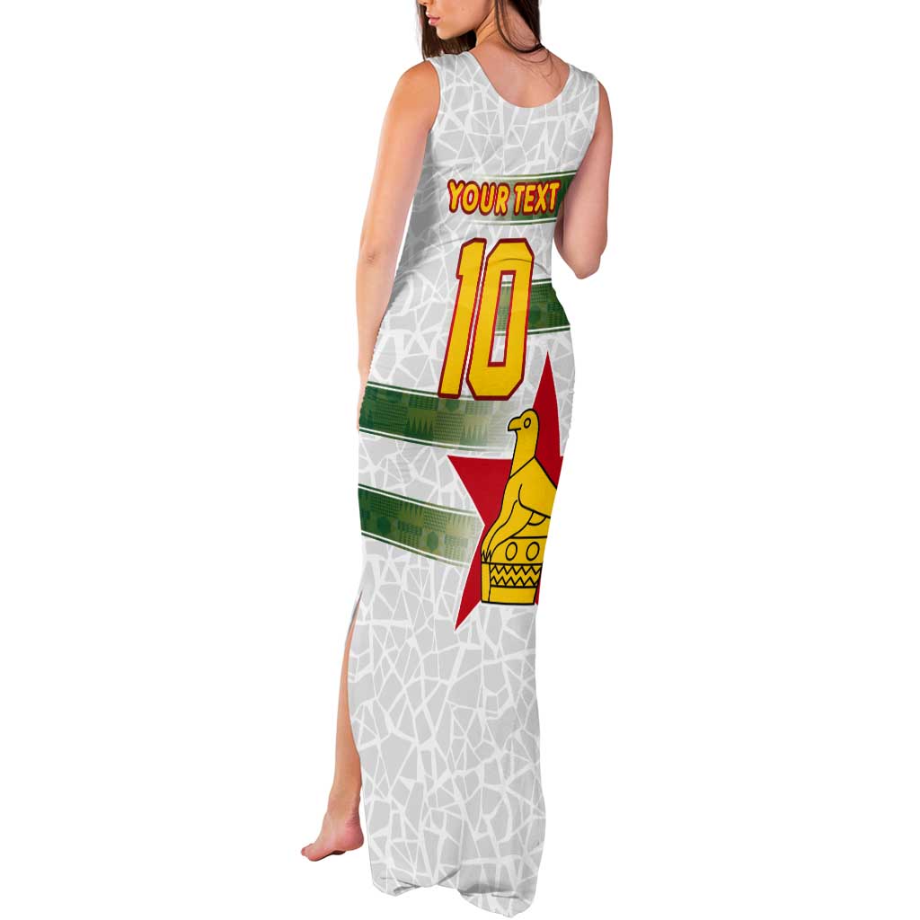 Custom Zimbabwe Rugby The Champions 2025 Tank Maxi Dress Warriors Sable Antelope - Wonder Print Shop