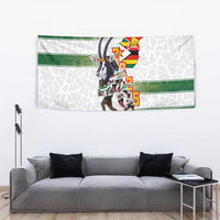 Zimbabwe Rugby The Champions 2025 Tapestry Warriors Sable Antelope - Wonder Print Shop
