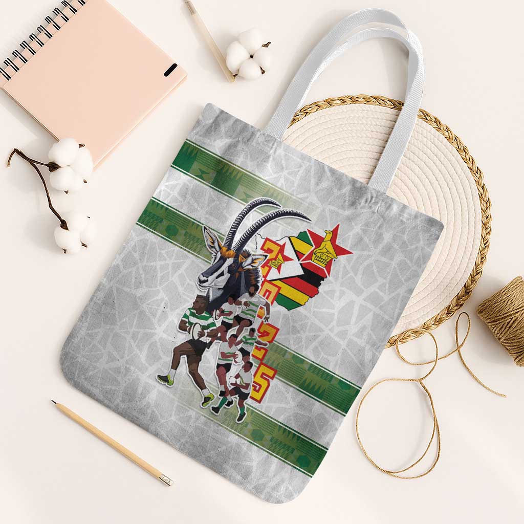 Zimbabwe Rugby The Champions 2025 Tote Bag Warriors Sable Antelope - Wonder Print Shop