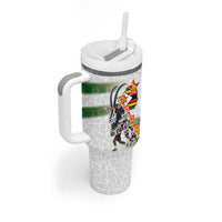 Zimbabwe Rugby The Champions 2025 Tumbler With Handle Warriors Sable Antelope - Wonder Print Shop