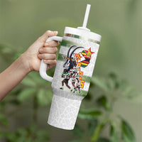 Zimbabwe Rugby The Champions 2025 Tumbler With Handle Warriors Sable Antelope - Wonder Print Shop