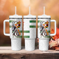 Zimbabwe Rugby The Champions 2025 Tumbler With Handle Warriors Sable Antelope - Wonder Print Shop