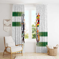 Zimbabwe Rugby The Champions 2025 Window Curtain Warriors Sable Antelope - Wonder Print Shop