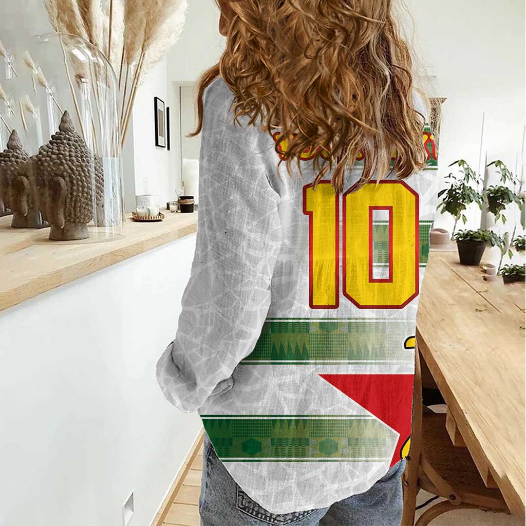 Custom Zimbabwe Rugby The Champions 2025 Women Casual Shirt Warriors Sable Antelope - Wonder Print Shop