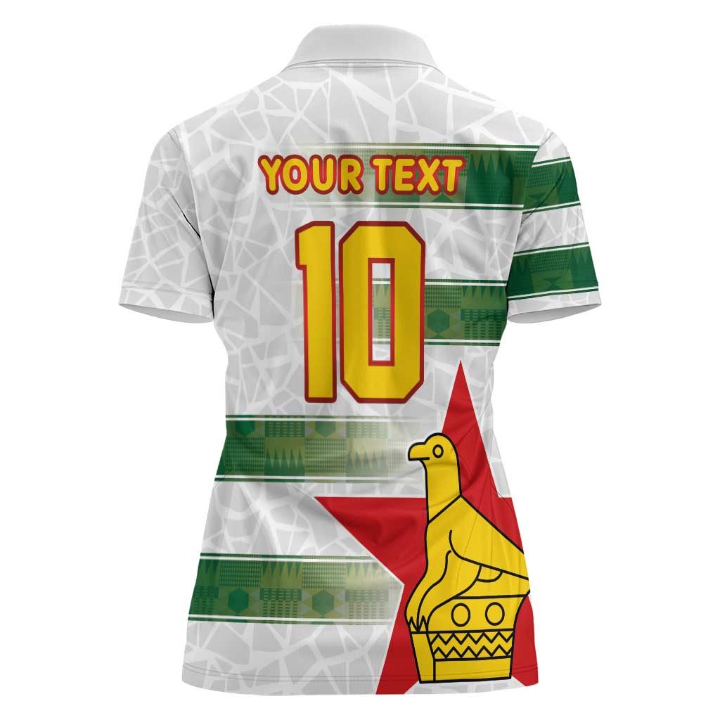 Custom Zimbabwe Rugby The Champions 2025 Women Polo Shirt Warriors Sable Antelope - Wonder Print Shop