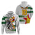 Custom Zimbabwe Rugby The Champions 2025 Zip Hoodie Warriors Sable Antelope - Wonder Print Shop