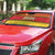 Zimbabwe Cricket Auto Sun Shade African Heritage Stripes Style - Wonder Print Shop