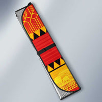 Zimbabwe Cricket Auto Sun Shade African Heritage Stripes Style - Wonder Print Shop