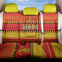 Zimbabwe Cricket Back Car Seat Cover African Heritage Stripes Style - Wonder Print Shop