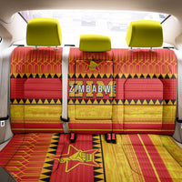 Zimbabwe Cricket Back Car Seat Cover African Heritage Stripes Style - Wonder Print Shop