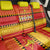 Zimbabwe Cricket Back Car Seat Cover African Heritage Stripes Style - Wonder Print Shop