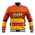 Custom Zimbabwe Cricket Baseball Jacket African Heritage Stripes Style - Wonder Print Shop