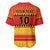 Custom Zimbabwe Cricket Baseball Jersey African Heritage Stripes Style - Wonder Print Shop