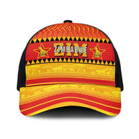 Zimbabwe Cricket Baseball Net Cap African Heritage Stripes Style - Wonder Print Shop