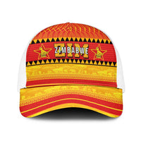 Zimbabwe Cricket Baseball Net Cap African Heritage Stripes Style - Wonder Print Shop