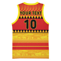Custom Zimbabwe Cricket Basketball Jersey African Heritage Stripes Style - Wonder Print Shop