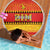 Zimbabwe Cricket Beach Blanket African Heritage Stripes Style - Wonder Print Shop
