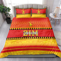 Zimbabwe Cricket Bedding Set African Heritage Stripes Style - Wonder Print Shop