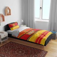 Zimbabwe Cricket Bedding Set African Heritage Stripes Style - Wonder Print Shop