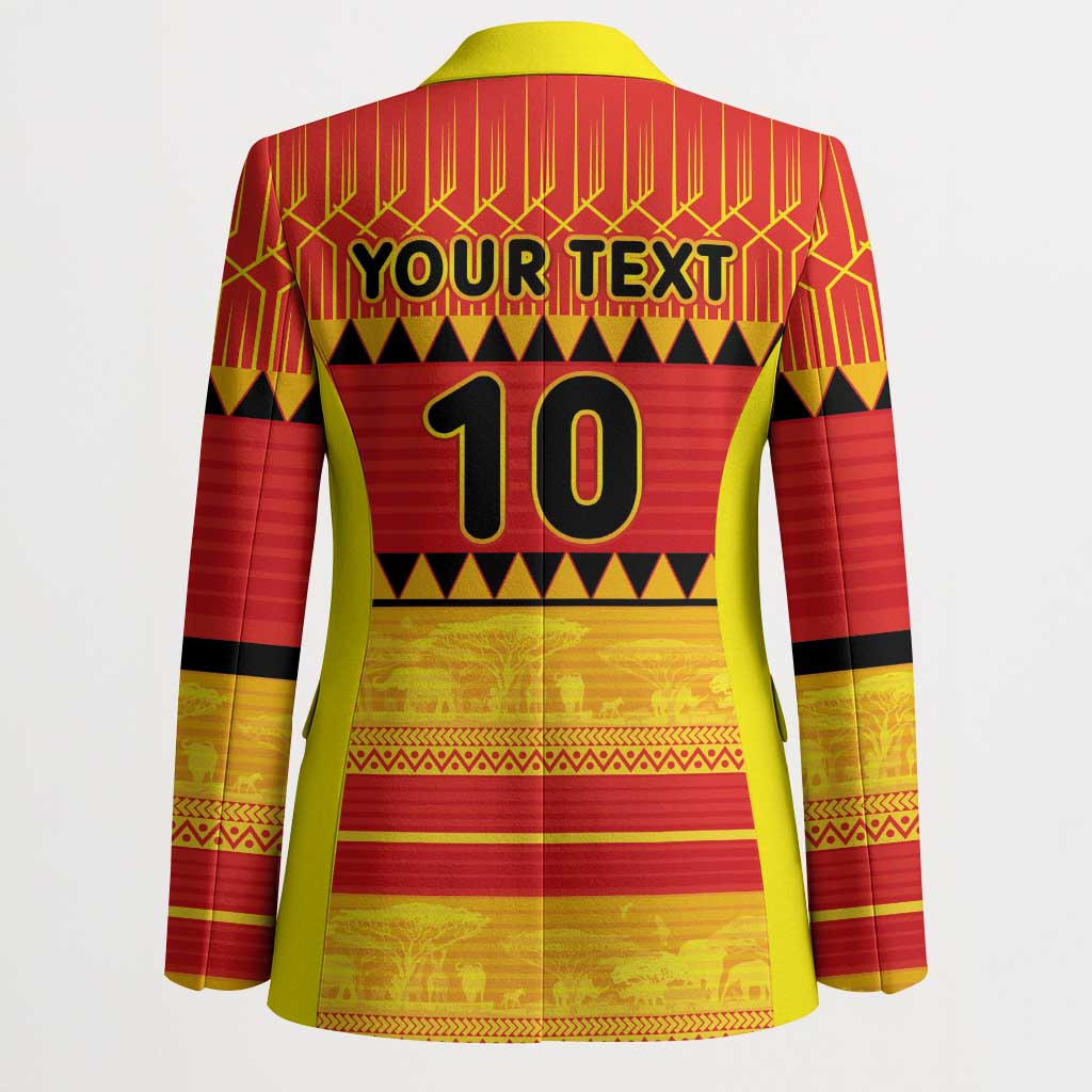 Custom Zimbabwe Cricket Blazer African Heritage Stripes Style - Wonder Print Shop