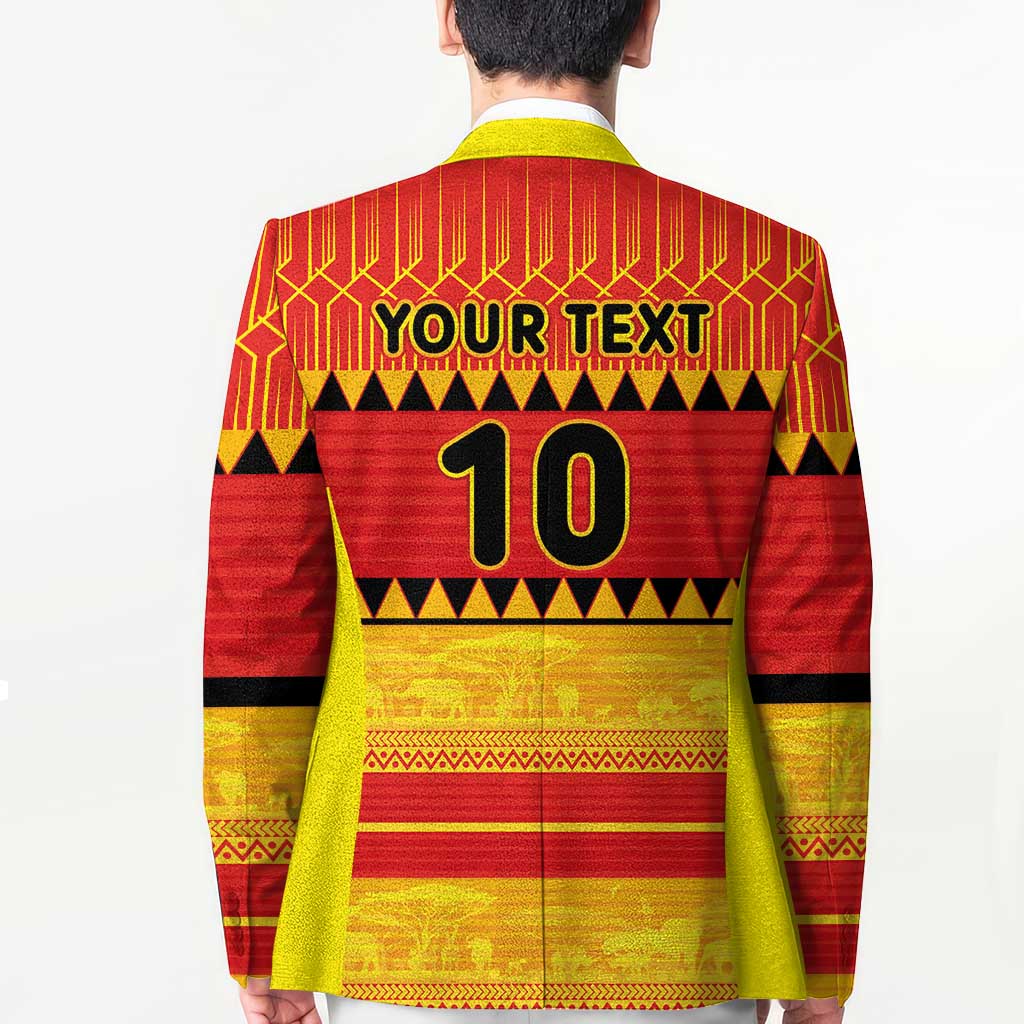 Custom Zimbabwe Cricket Blazer African Heritage Stripes Style - Wonder Print Shop