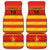 Zimbabwe Cricket Car Mats African Heritage Stripes Style - Wonder Print Shop