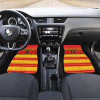 Zimbabwe Cricket Car Mats African Heritage Stripes Style - Wonder Print Shop
