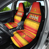 Zimbabwe Cricket Car Seat Cover African Heritage Stripes Style - Wonder Print Shop