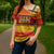 Custom Zimbabwe Cricket Cross Shoulder Shirt African Heritage Stripes Style - Wonder Print Shop