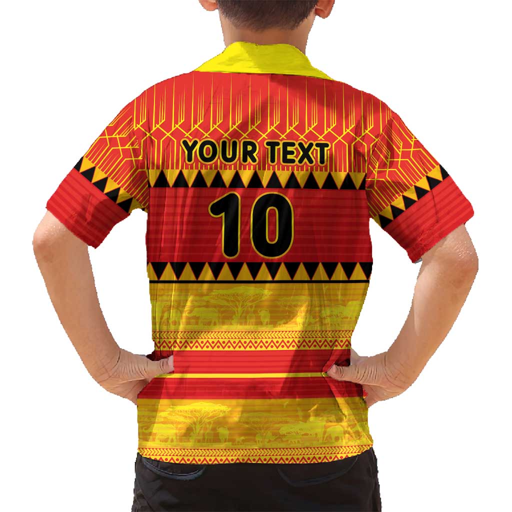 Custom Zimbabwe Cricket Family Matching Long Sleeve Bodycon Dress and Hawaiian Shirt African Heritage Stripes Style - Wonder Print Shop