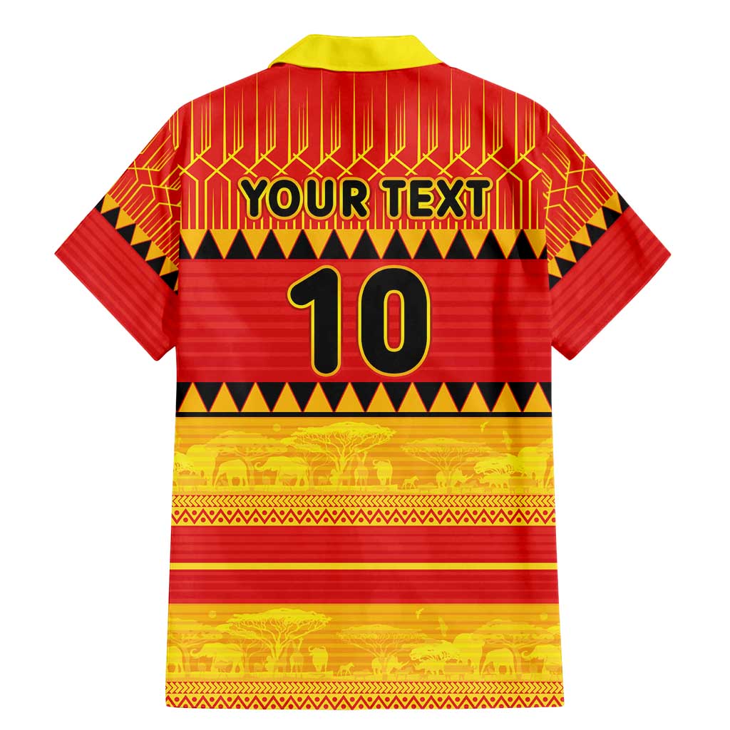 Custom Zimbabwe Cricket Family Matching Mermaid Dress and Hawaiian Shirt African Heritage Stripes Style - Wonder Print Shop