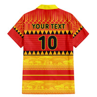 Custom Zimbabwe Cricket Family Matching Mermaid Dress and Hawaiian Shirt African Heritage Stripes Style - Wonder Print Shop