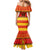 Custom Zimbabwe Cricket Family Matching Mermaid Dress and Hawaiian Shirt African Heritage Stripes Style - Wonder Print Shop