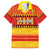 Custom Zimbabwe Cricket Family Matching Off The Shoulder Long Sleeve Dress and Hawaiian Shirt African Heritage Stripes Style - Wonder Print Shop