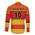 Custom Zimbabwe Cricket Family Matching Off The Shoulder Long Sleeve Dress and Hawaiian Shirt African Heritage Stripes Style - Wonder Print Shop