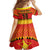 Custom Zimbabwe Cricket Family Matching Off Shoulder Maxi Dress and Hawaiian Shirt African Heritage Stripes Style - Wonder Print Shop