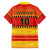 Custom Zimbabwe Cricket Family Matching Short Sleeve Bodycon Dress and Hawaiian Shirt African Heritage Stripes Style - Wonder Print Shop