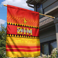 Zimbabwe Cricket Garden Flag African Heritage Stripes Style - Wonder Print Shop