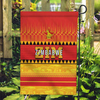 Zimbabwe Cricket Garden Flag African Heritage Stripes Style - Wonder Print Shop