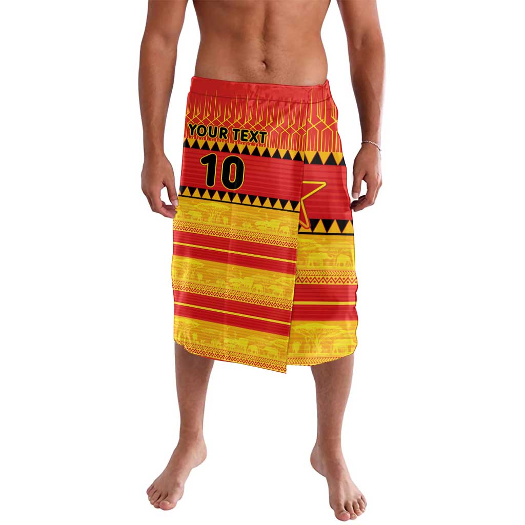 Custom Zimbabwe Cricket Lavalava African Heritage Stripes Style - Wonder Print Shop
