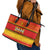 Zimbabwe Cricket Leather Tote Bag African Heritage Stripes Style - Wonder Print Shop