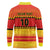 Custom Zimbabwe Cricket Long Sleeve Polo Shirt African Heritage Stripes Style - Wonder Print Shop